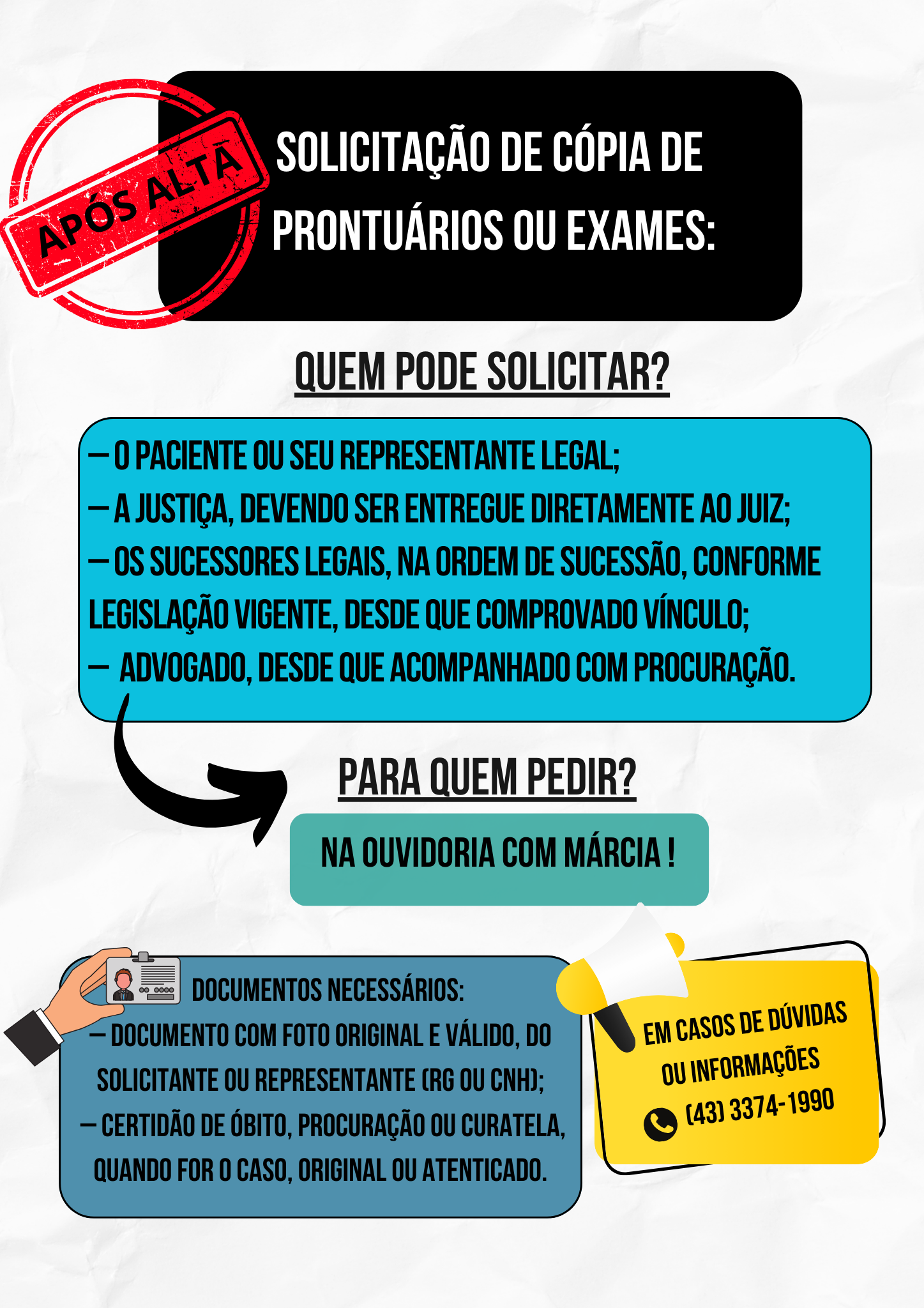 Pedido de Prontuário 
